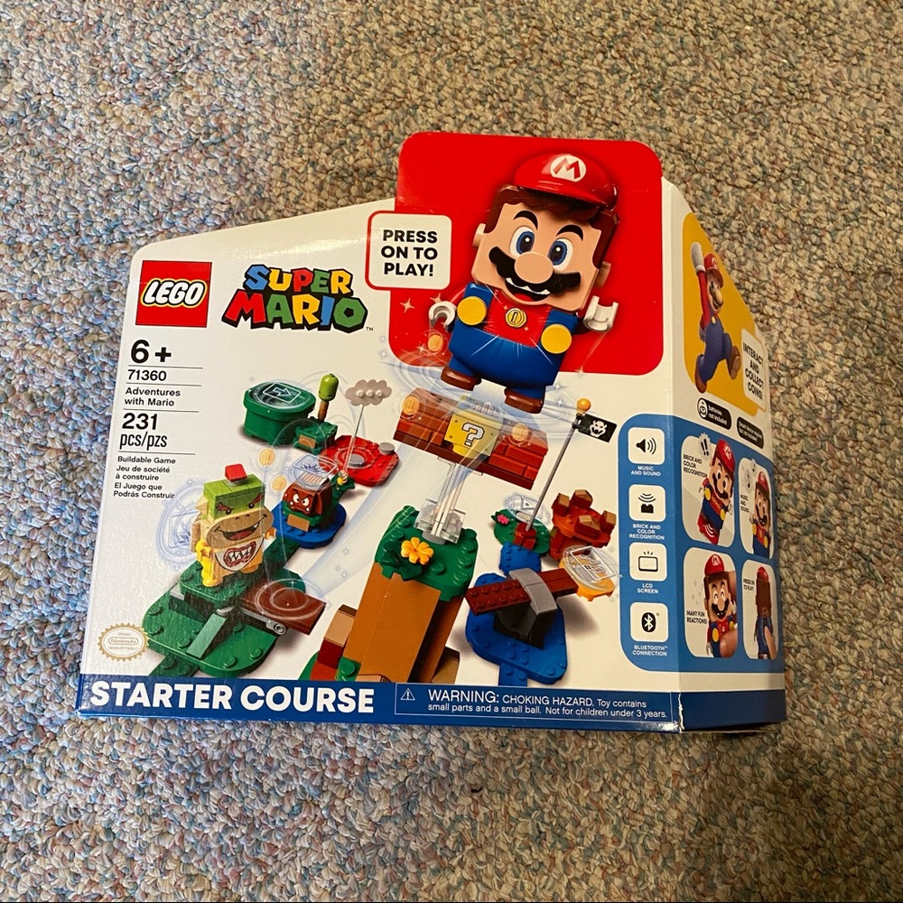 Super Mario Lego Set NEW IN BOX